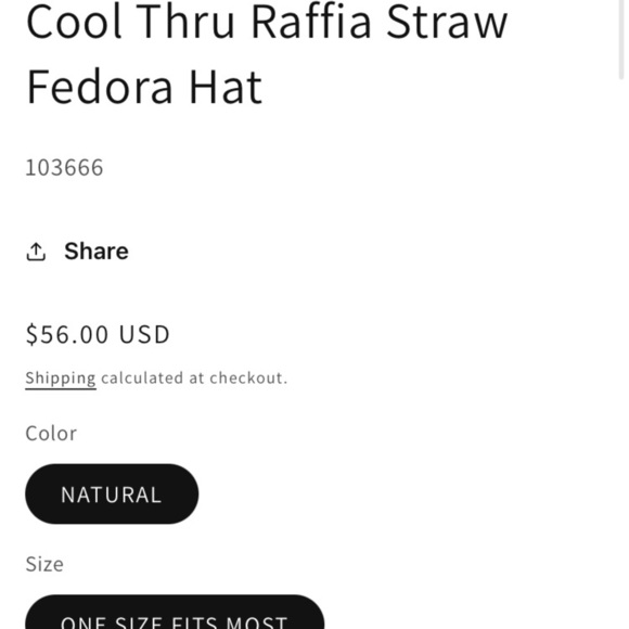 San Diego Hat company one size Stylish Woven 100% raffia Straw Hat - Picture 15 of 16